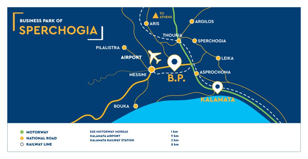 ETVA | Business Park of Sperchogeia - Map