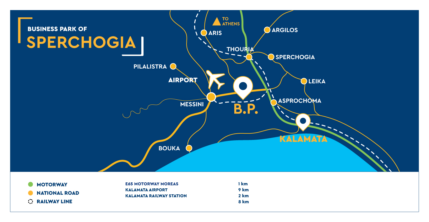 ETVA | Business Park of Sperchogeia - Map